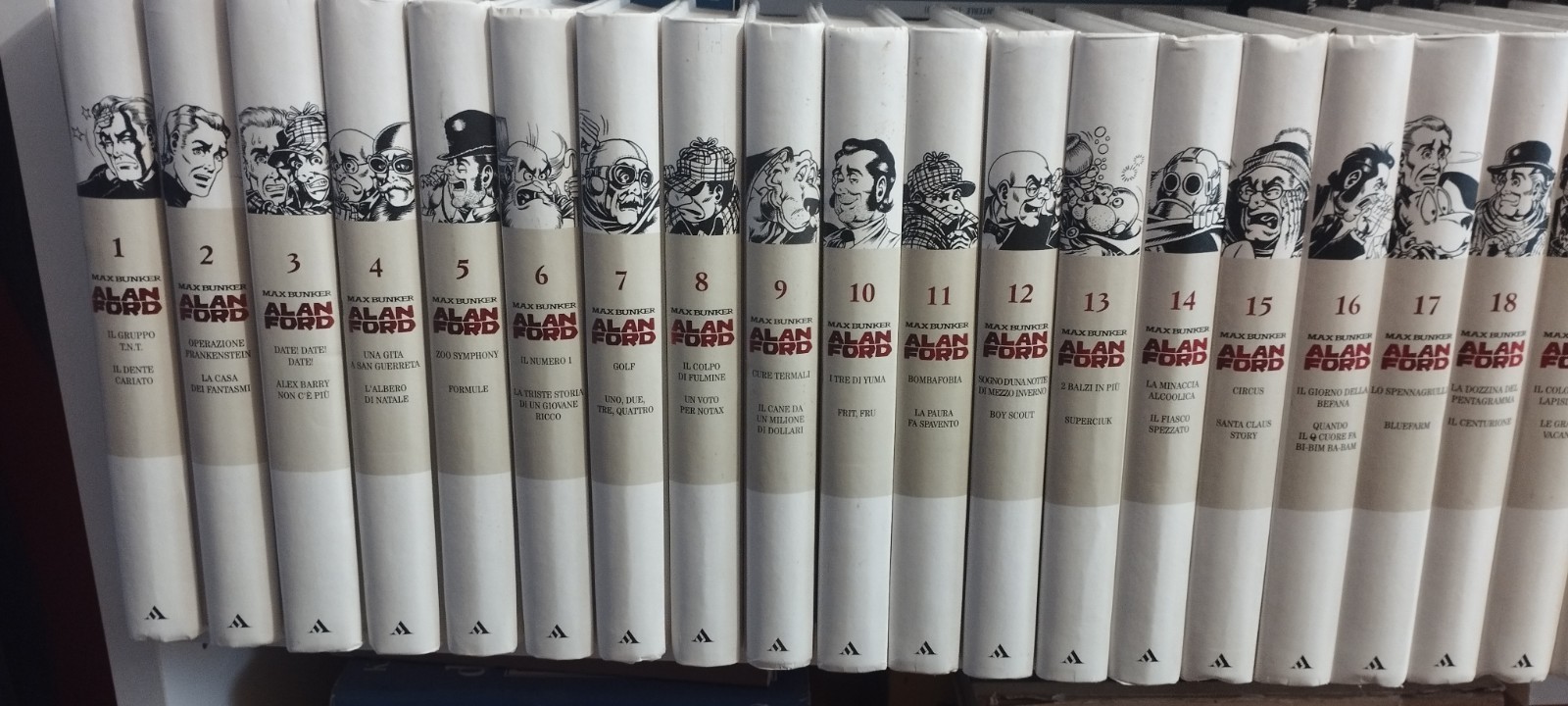 ALAN FORD vendo n.72 volumi copertina rigida con due storie complete per volume