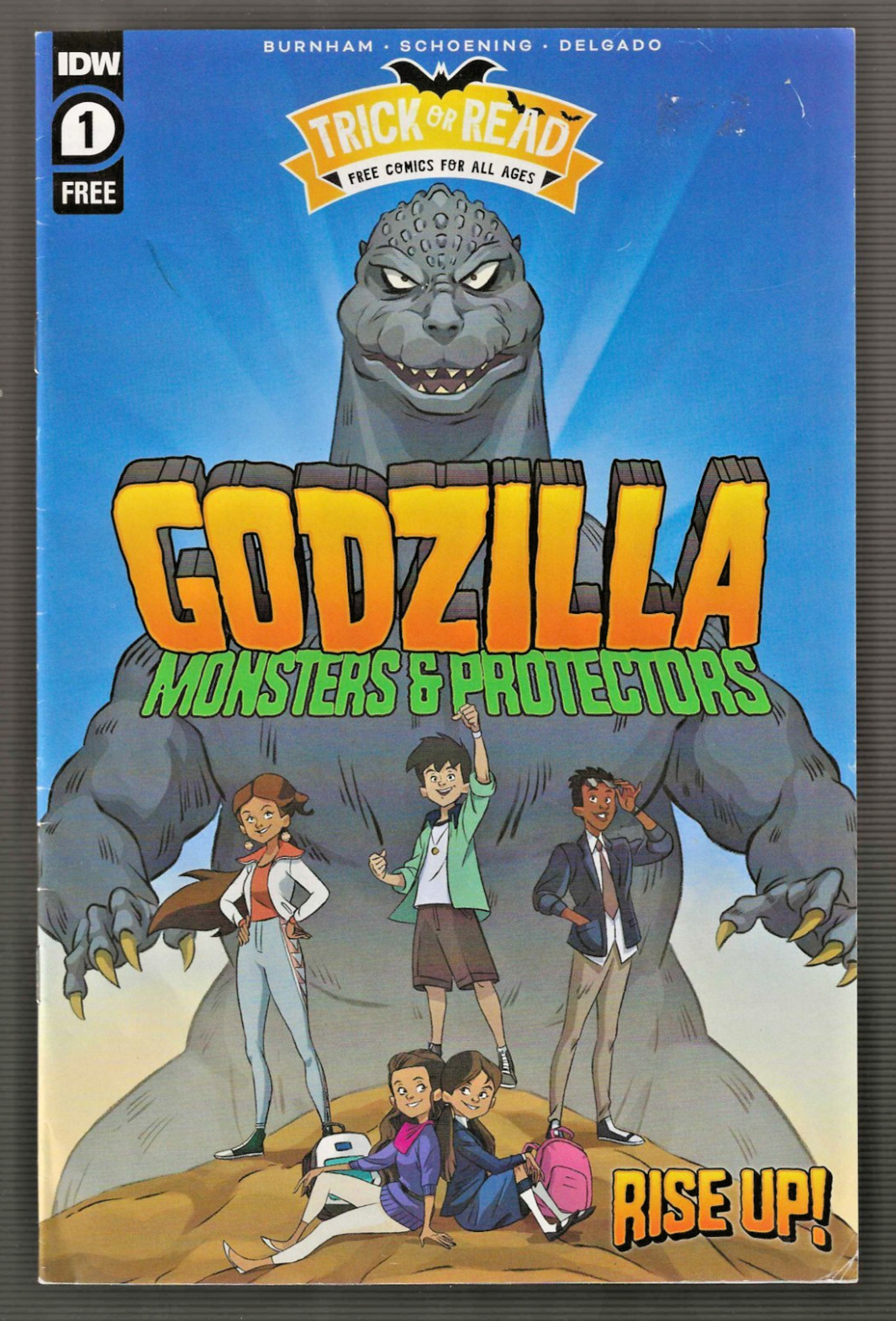 Godzilla # 1 (4.5) Trick or Read 10/2022 IDW 1st Print FCBD Edition Rise Up!