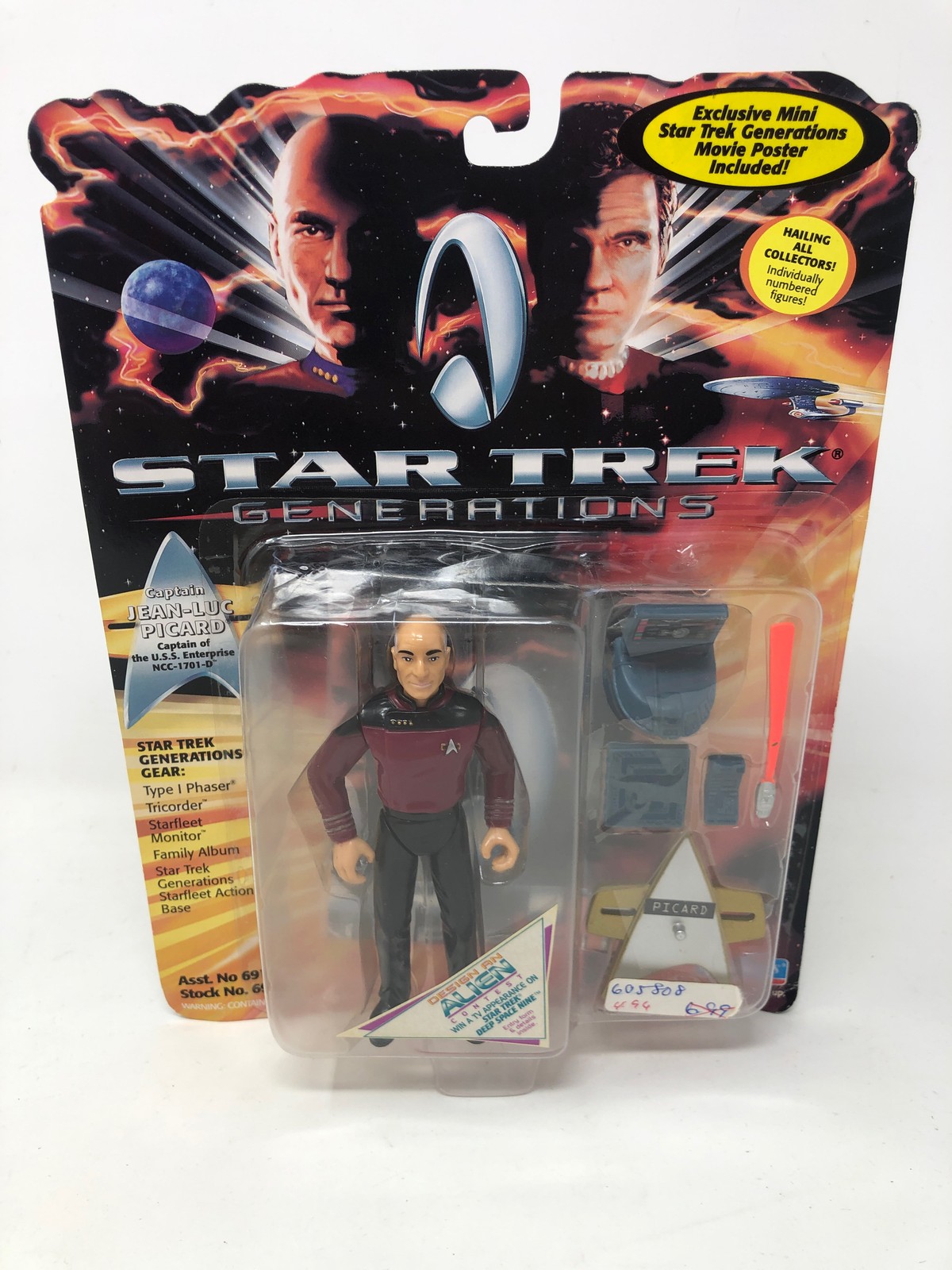 STAR TREK Generations Captain Jean-Luc Picard Action Figure