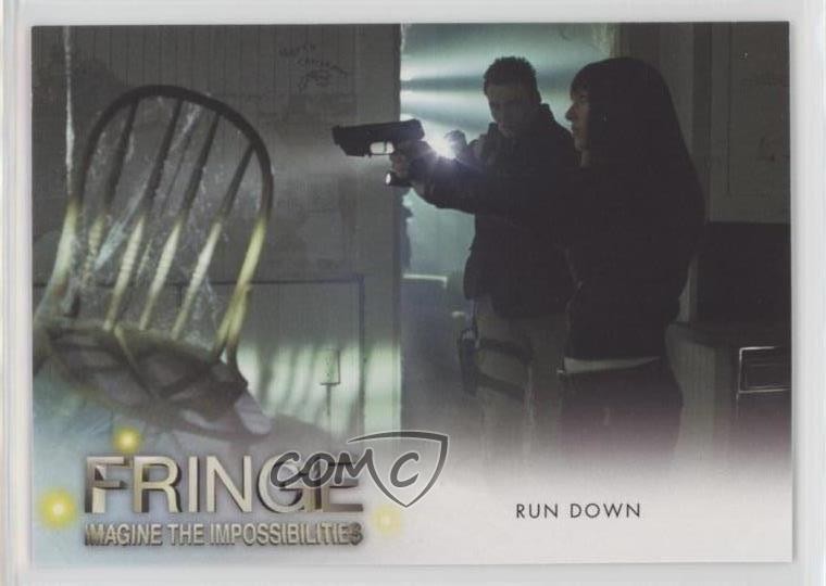 2013 Cryptozoic Fringe Seasons 3 & 4 Olivia Dunham Lincoln Lee Run Down #35 1i3
