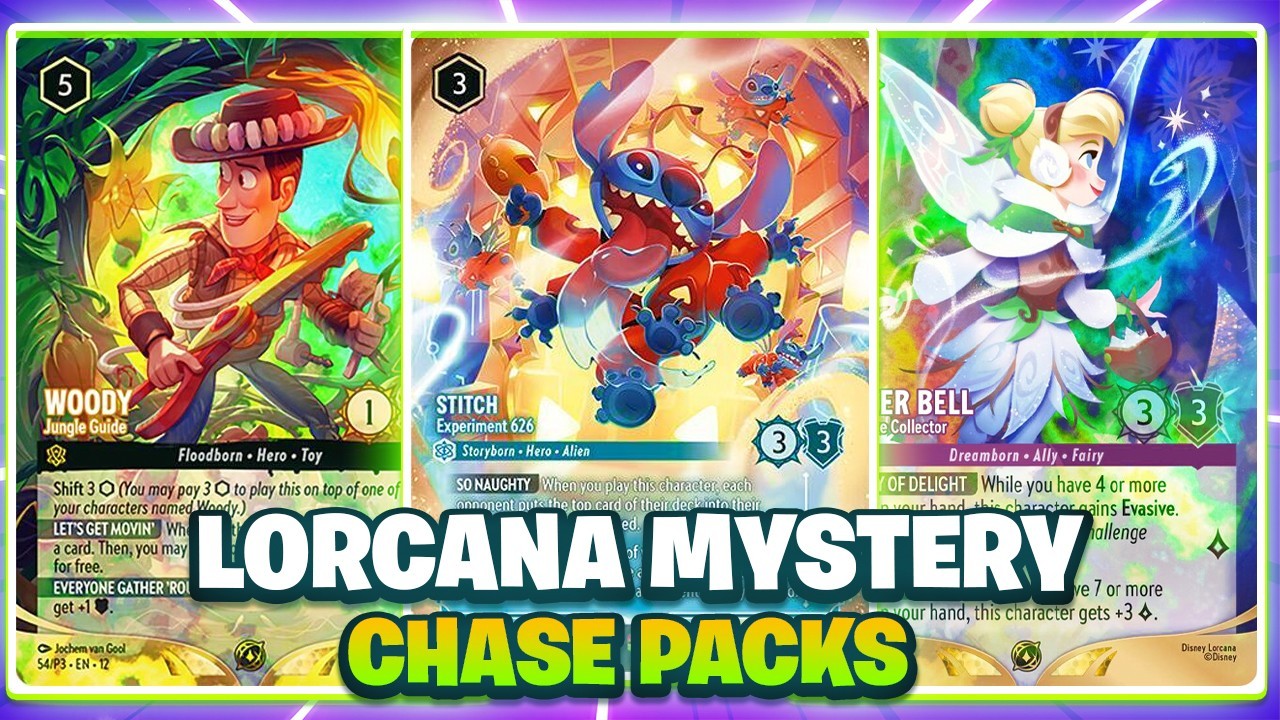 DISNEY LORCANA MYSTERY CHASE PACK!
