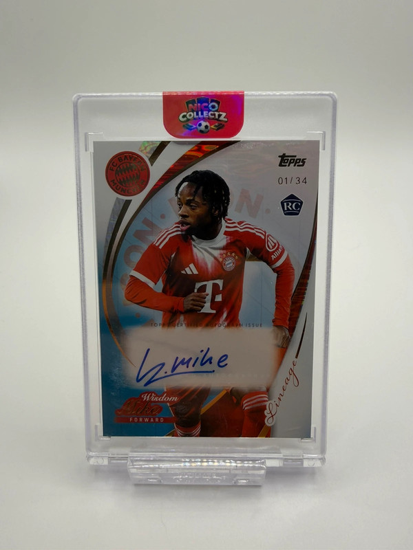Wisdom Mike RC Auto /34 Topps Lineage Bayern München 25/26 🔥