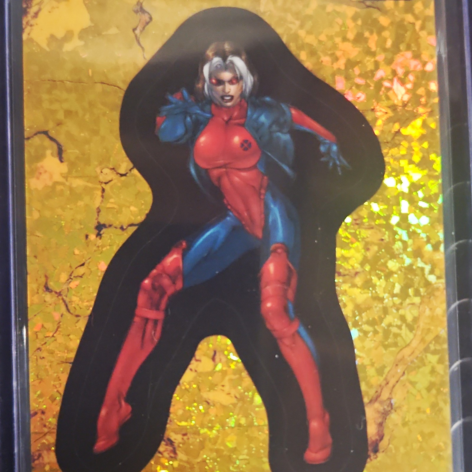 Topps 1975 Marvel Comic Book Heroes anni 2000 #87 Rogue /199