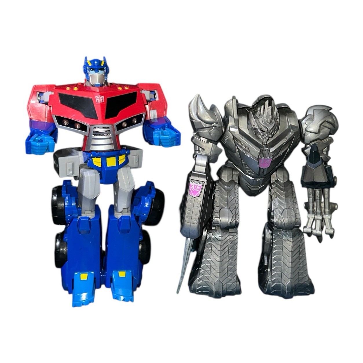 Transformers Animated Roll Out Command Supreme Optimus Prime Power Bots Megatron