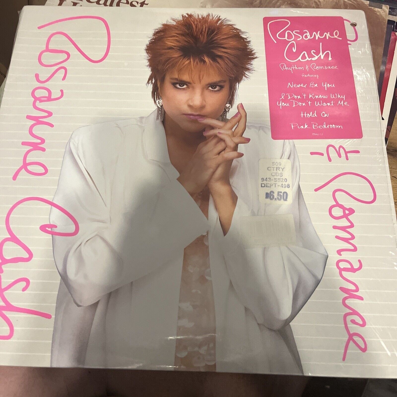 ROSEANNE CASH - Rhythm & Romance - Vinyl LP Record Album