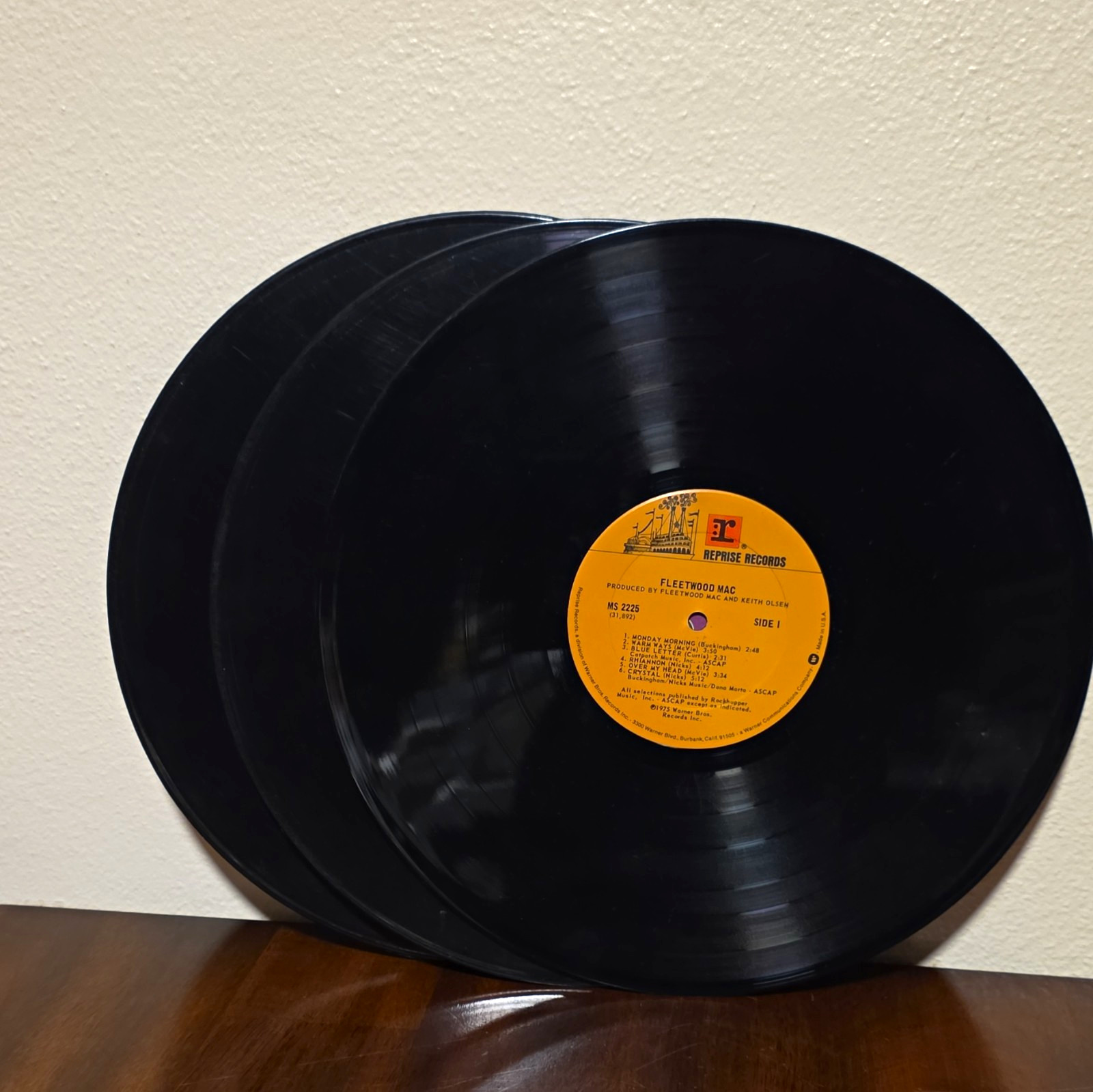 SCRATCHED Vinyl Record For Crafts! DOES NOT PLAY THROUGH! 3 Records