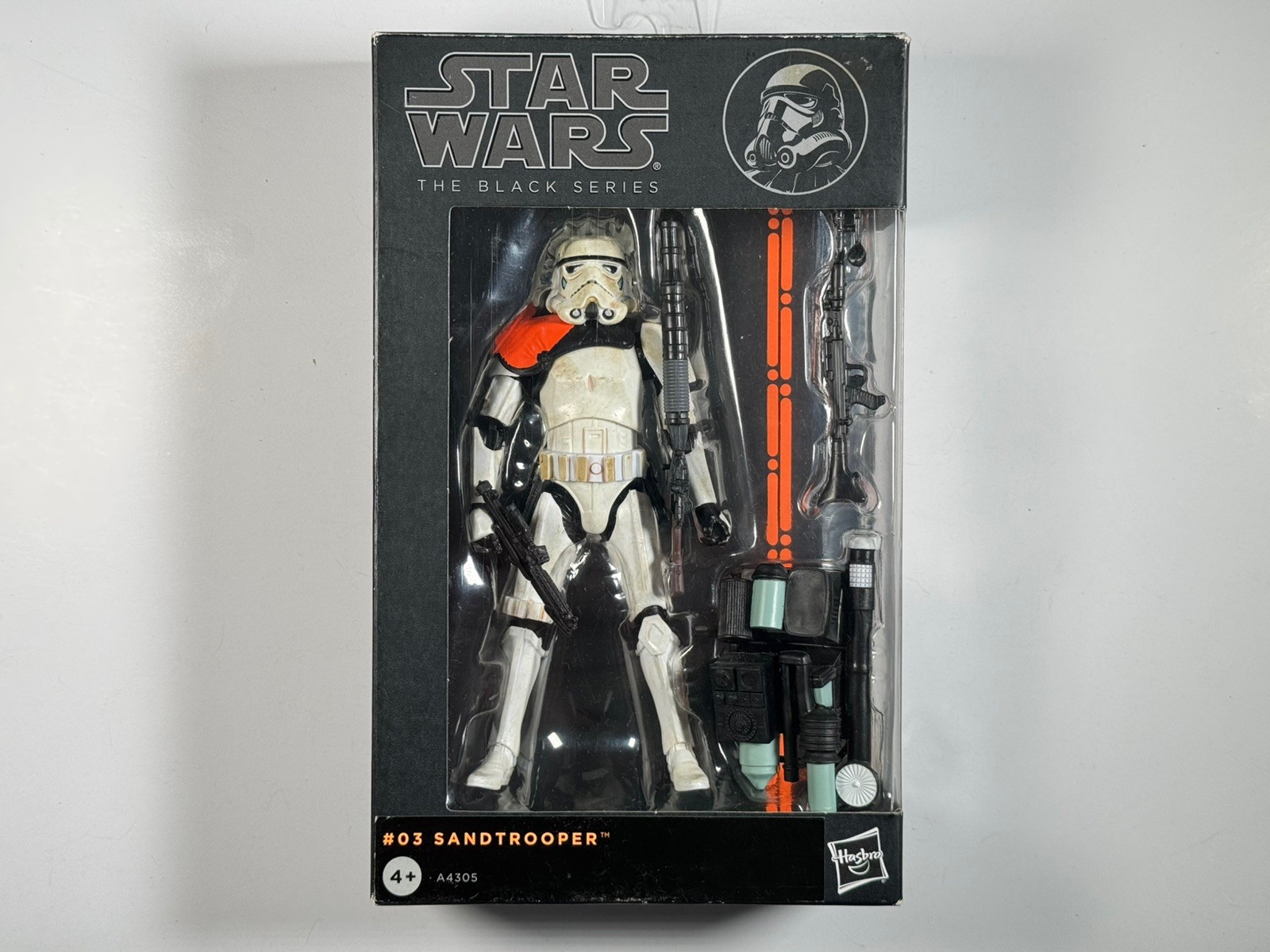 Star Wars Modellino Sandtrooper Black Series Orange Line #03