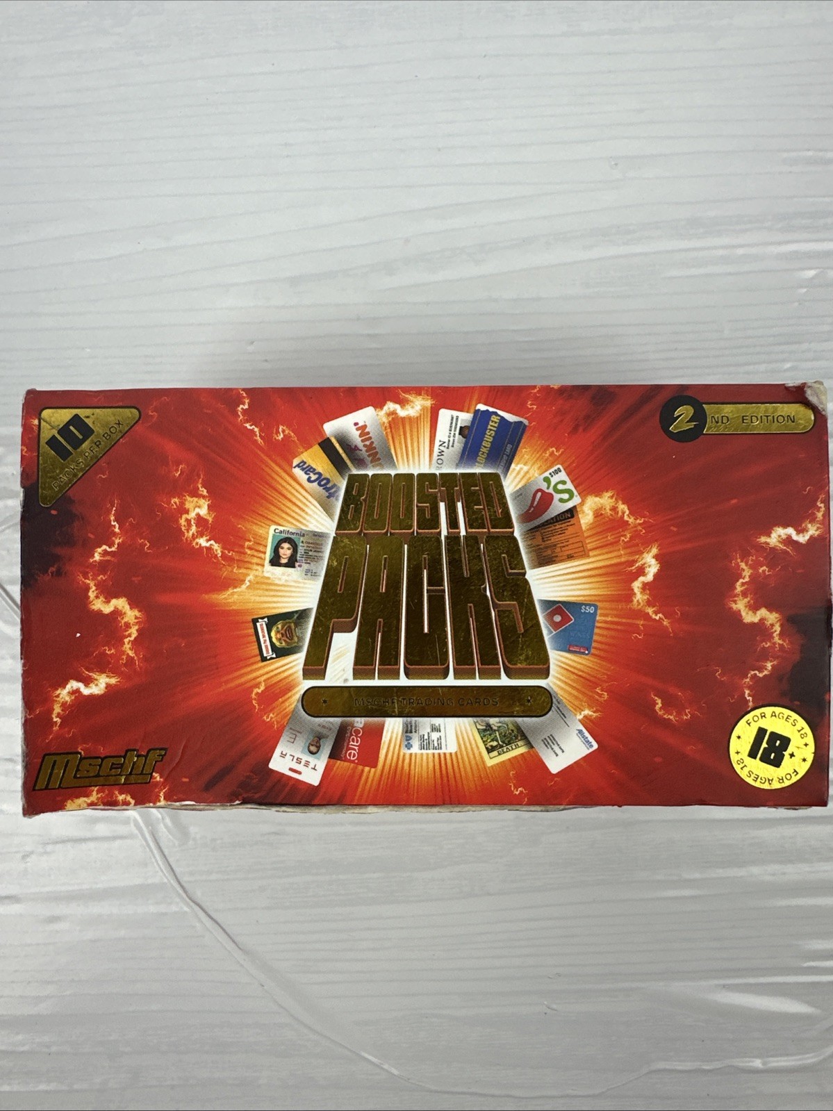 MSCHF Boosted Packs V2 Scatola da 10 CONFEZIONI SIGILLATE