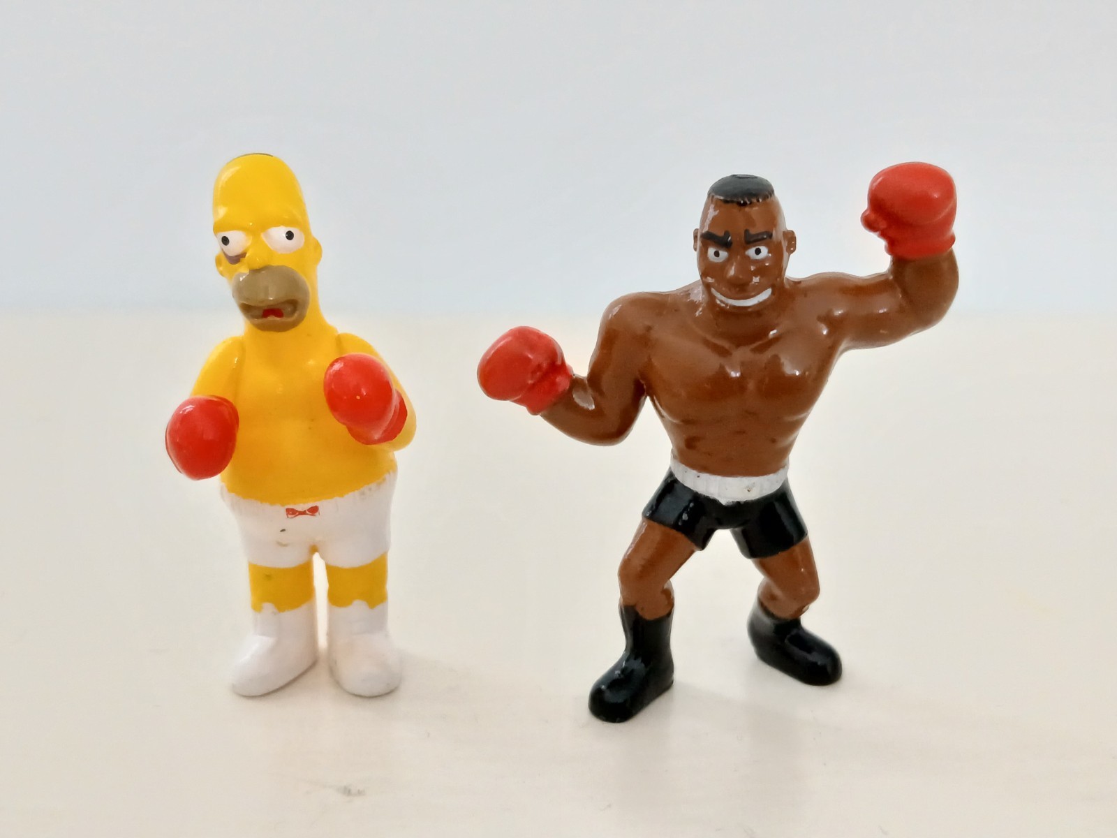 The Simpsons 2009 Very Rare Drederick Tatum And Boxing Homer Figures 5cm Approx