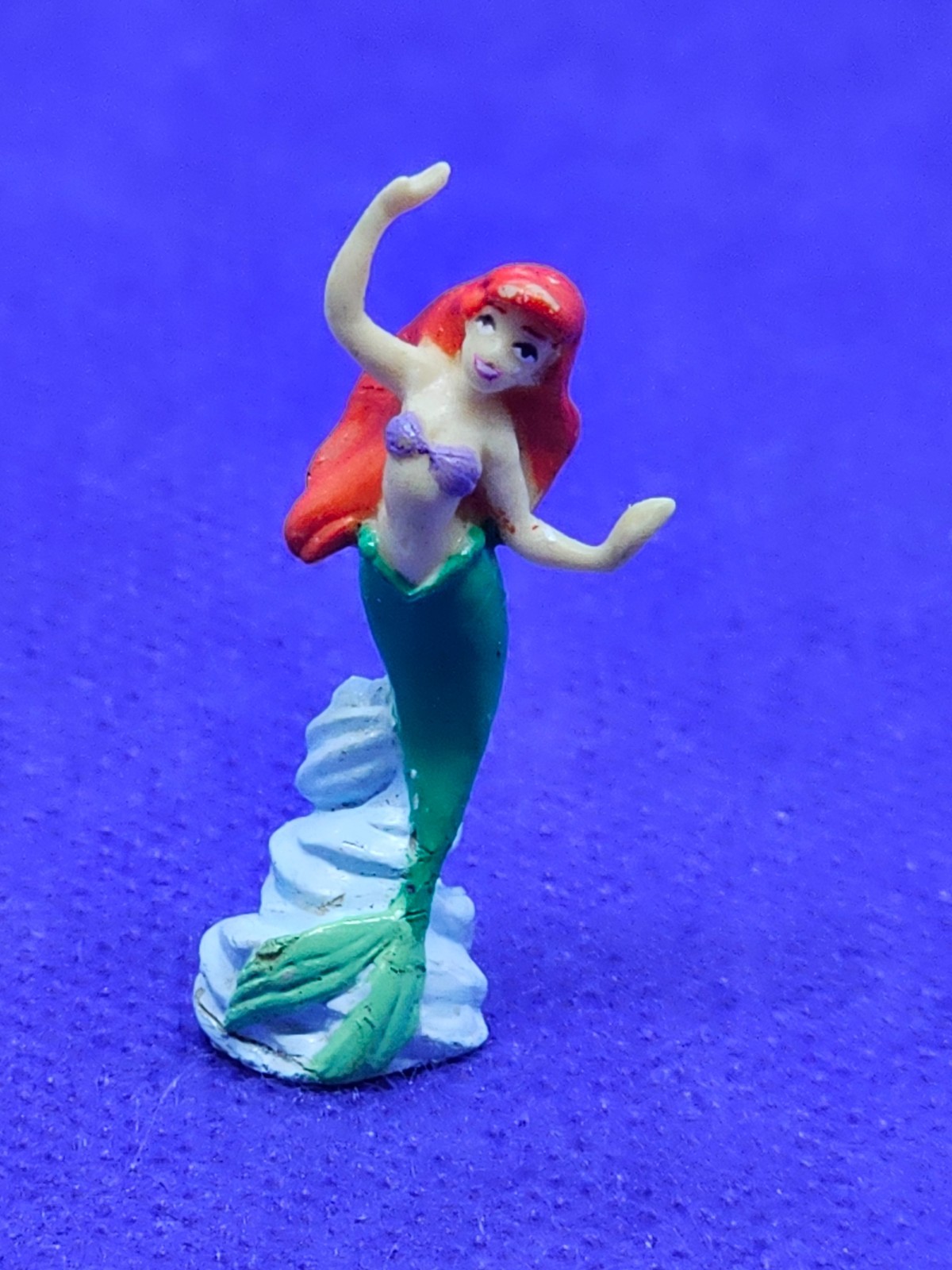 Ariel La Sirenetta Disney Nestlé Statuetta Meccanica Vintage 3,5 cm