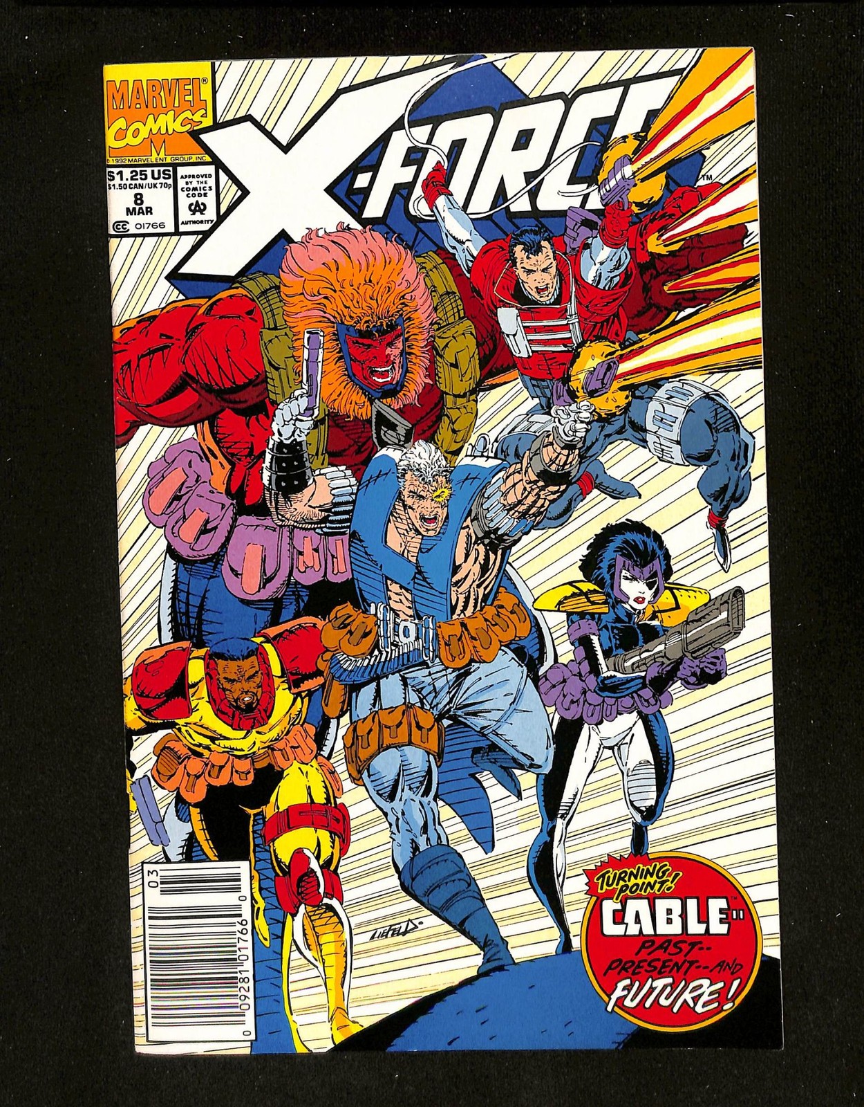 X-Force #8 Edicola Variante Marvel 1992