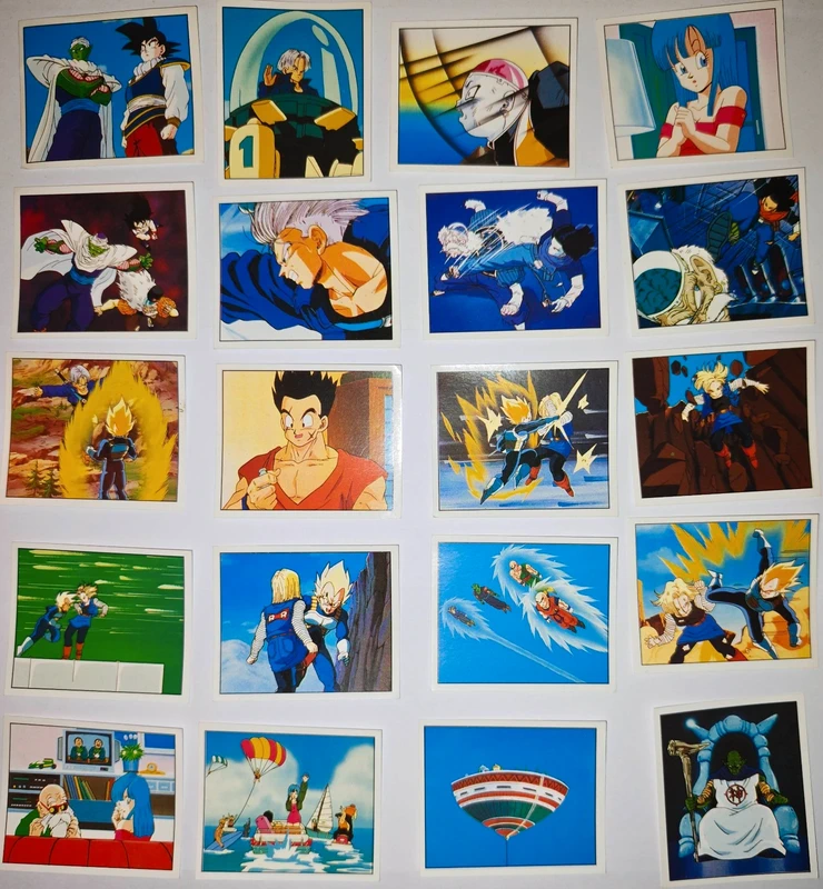 Dragon Ball Z 2 stickers autocollants Panini lot de 30