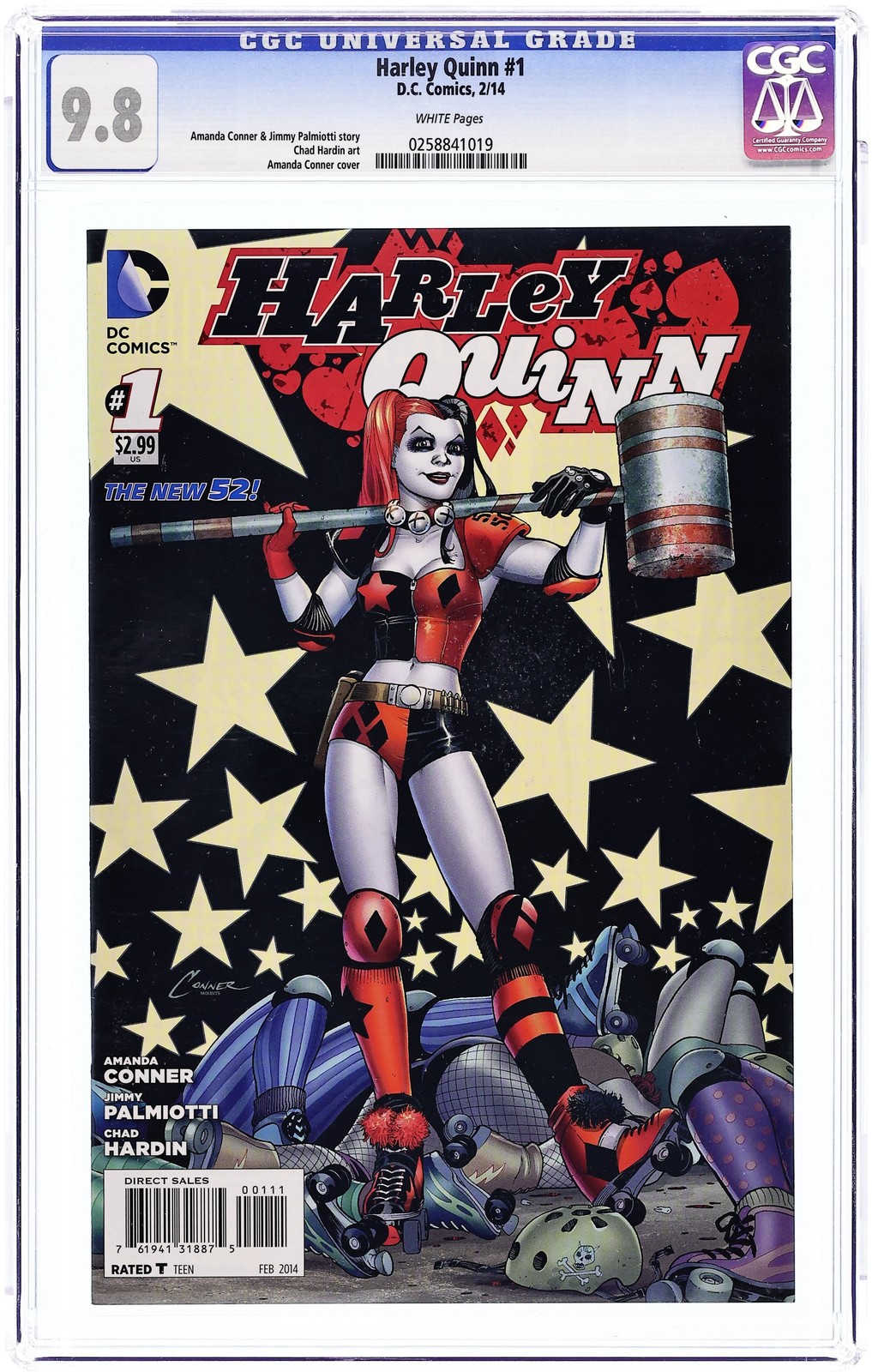 Harley Quinn 1A Conner CGC 9.8 2014 0258841019