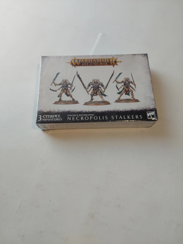 AOS Ossiarch Bonereapers. Necropolis Stalkers Immortis guards . whitebox