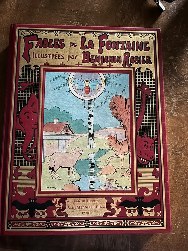 Livre Les fables de La Fontaine