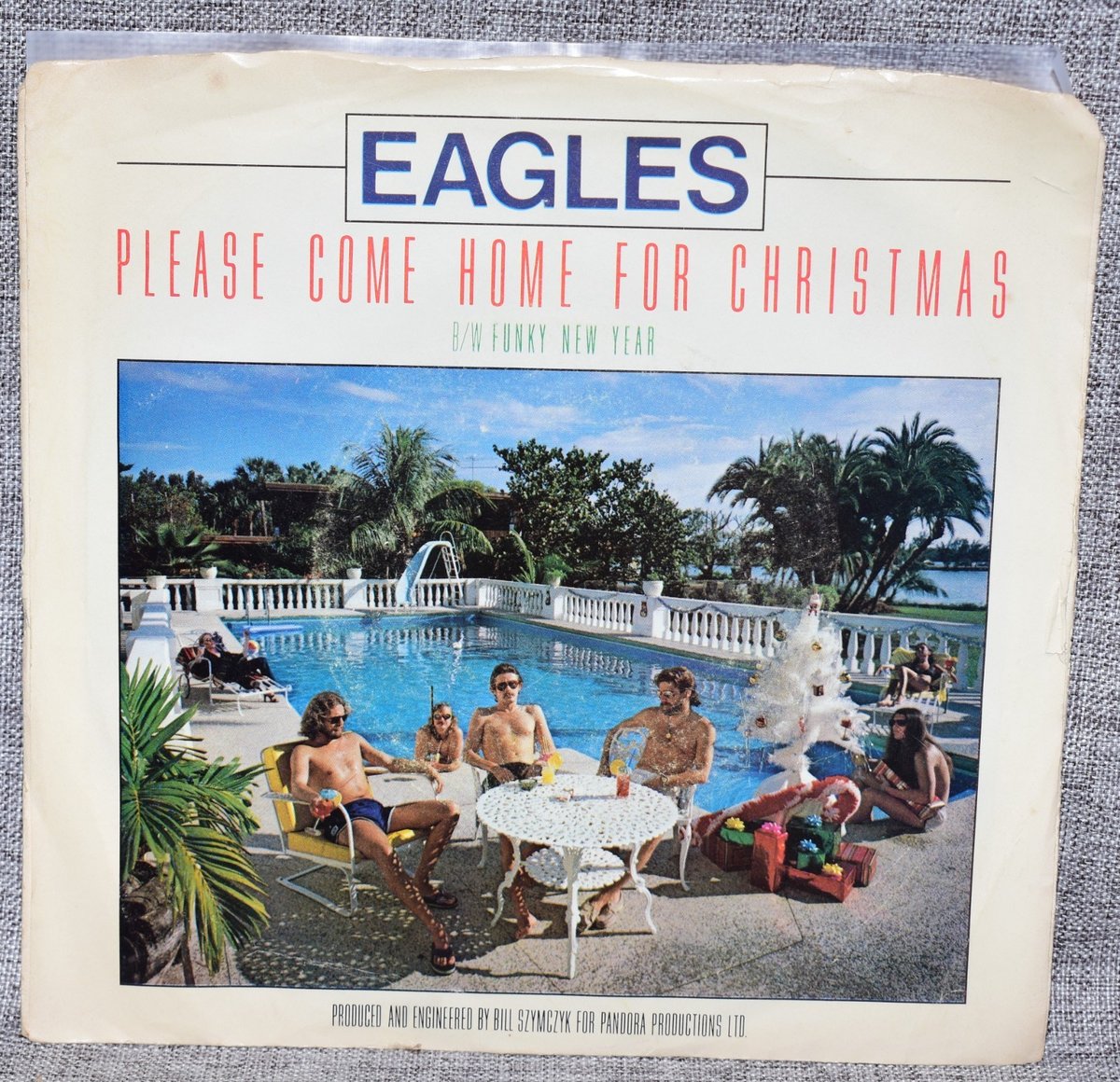 Eagles Please Come Home For Christmas US Import 1978 Picture Sleeve 7" 45 #JA