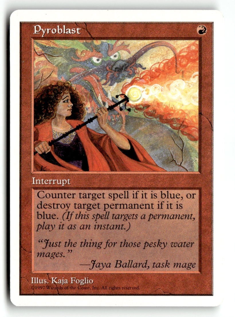Pyroblast Quinta Edizione [5ED - 262] Magic LP Non Comune