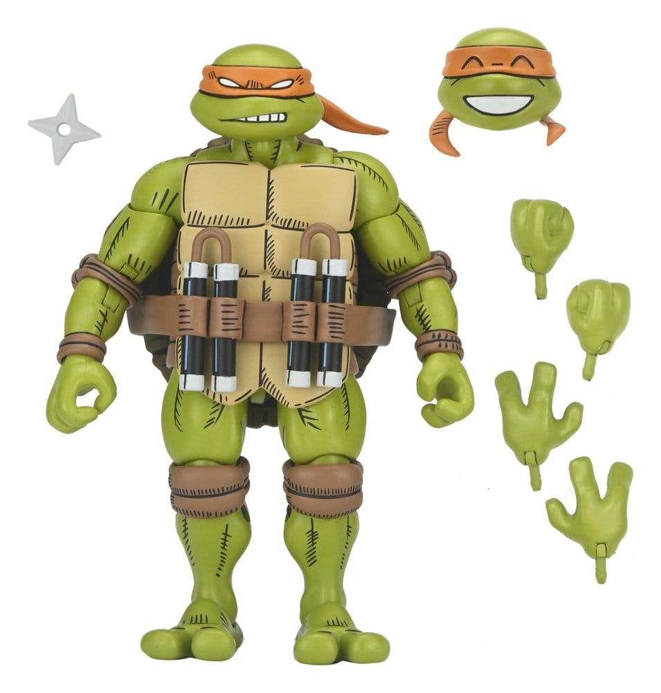 Teenage Mutant Ninja Turtles x Usagi Yojimbo Ultimate Actionfigur Michelangelo 1