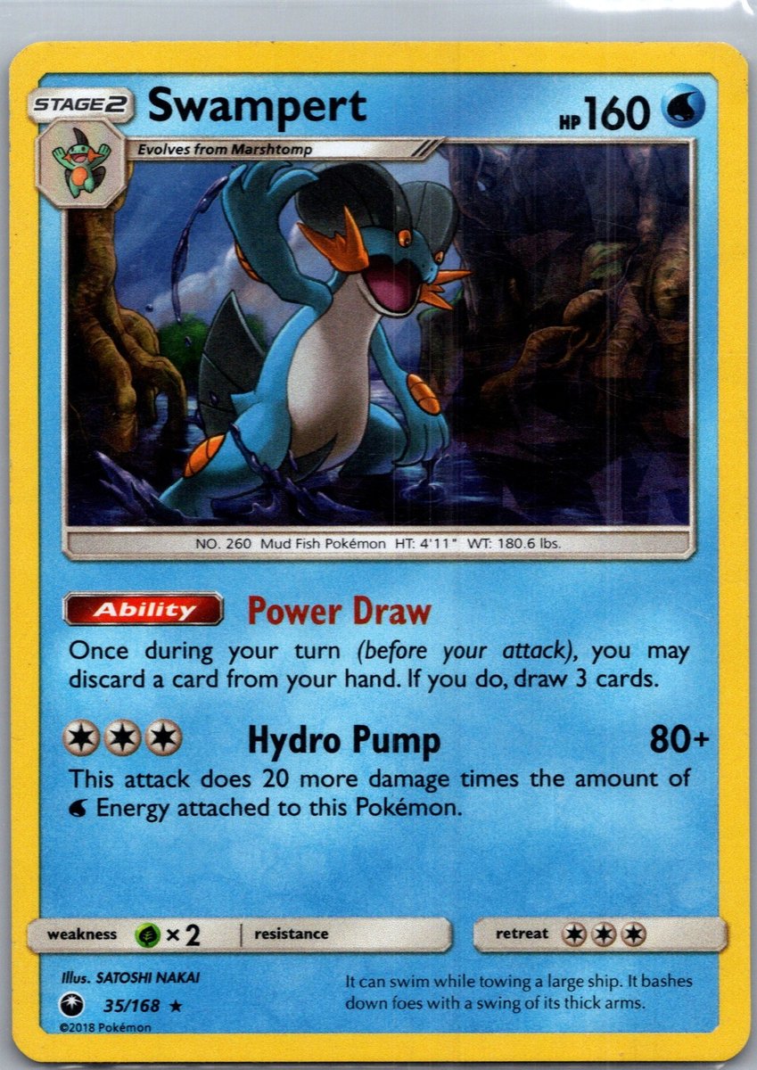 Deck Exclusives #035/168 Swampert