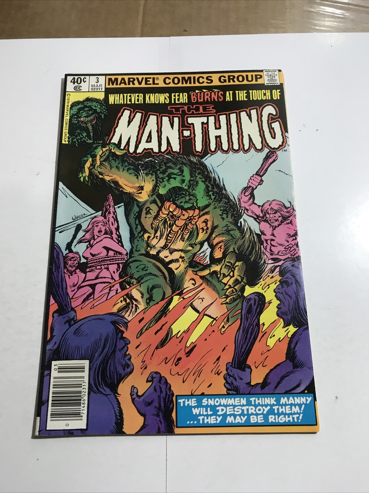 Man-Thing #3 (marzo 1980, Marvel) 7,0 Gb2