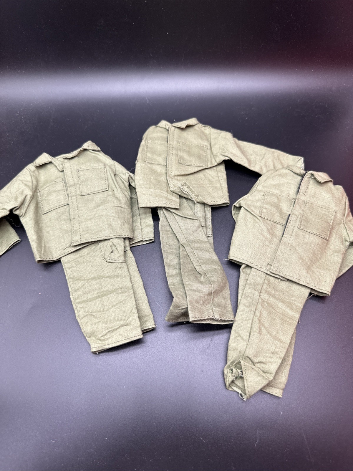 LOTTO di 3 1:6 WWII USA US Wars The Ultimate Soldier Uniform senza pulsante Lotto84