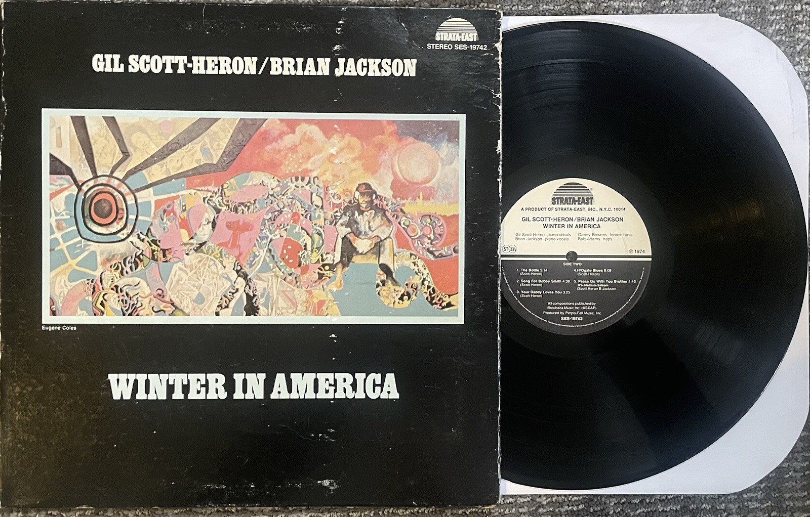 Gil Scott-Heron / Brian Jackson Winter In America Vinyl LP Strata-East OG Press