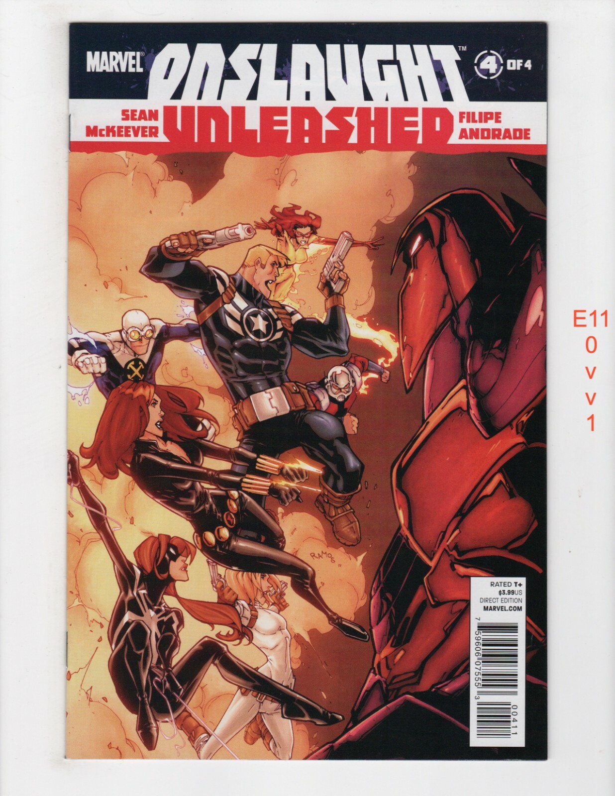 Onslaught Unleashed #4 ottime condizioni 2011 Marvel X-Men e1101