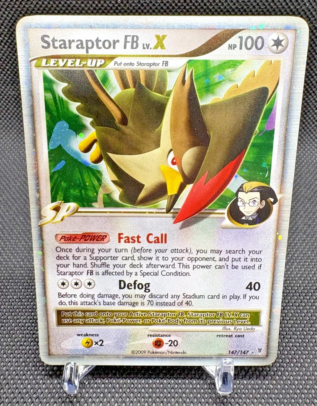 Staraptor FB Lv.X 147/147 - 2009 Pokemon Supreme Victors Holo Ultra Rara TCG -LP