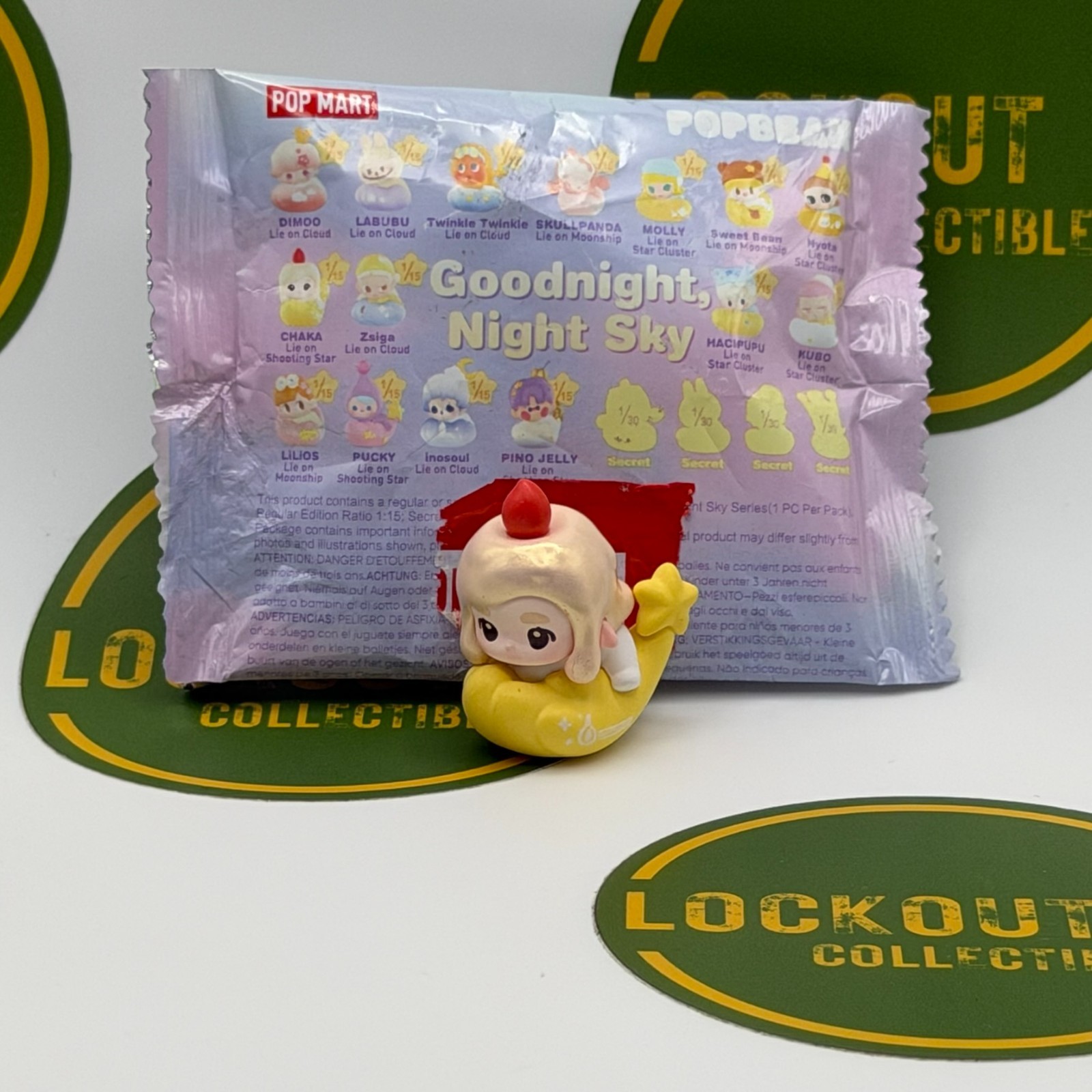 Pop Mart Pop Bean Goodnight, Night Sky 🌙🌟🌒Solo Chaka
