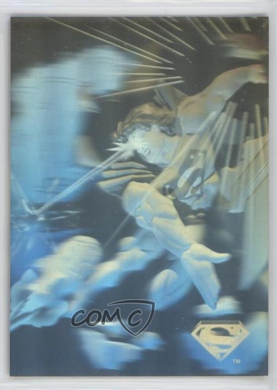 1996 Skybox Superman Holo Series Rockets from Fire! #2 n1u