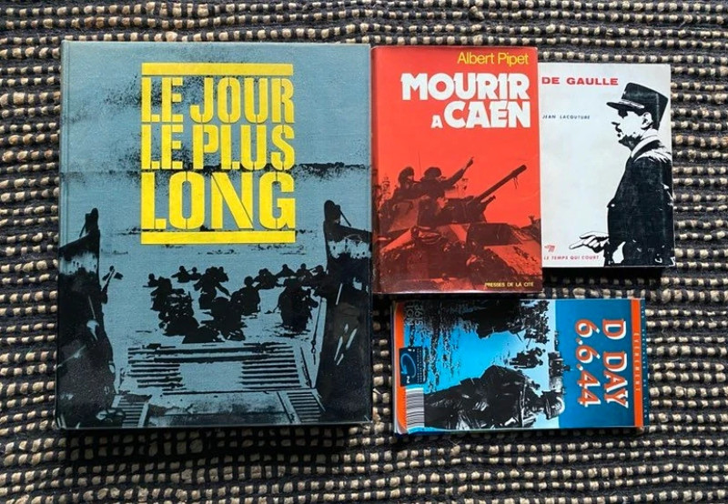 39 / 45 libération guerre lot de 4 livres document
