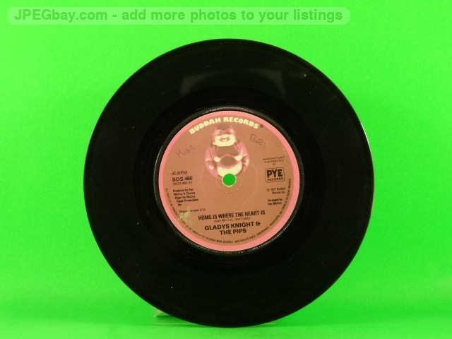 KNIGHT,GLADYS & THE PIPS HOME IS WHERE THE HEART IS (PLAIN SLEEVE) (3) (137) 7" 