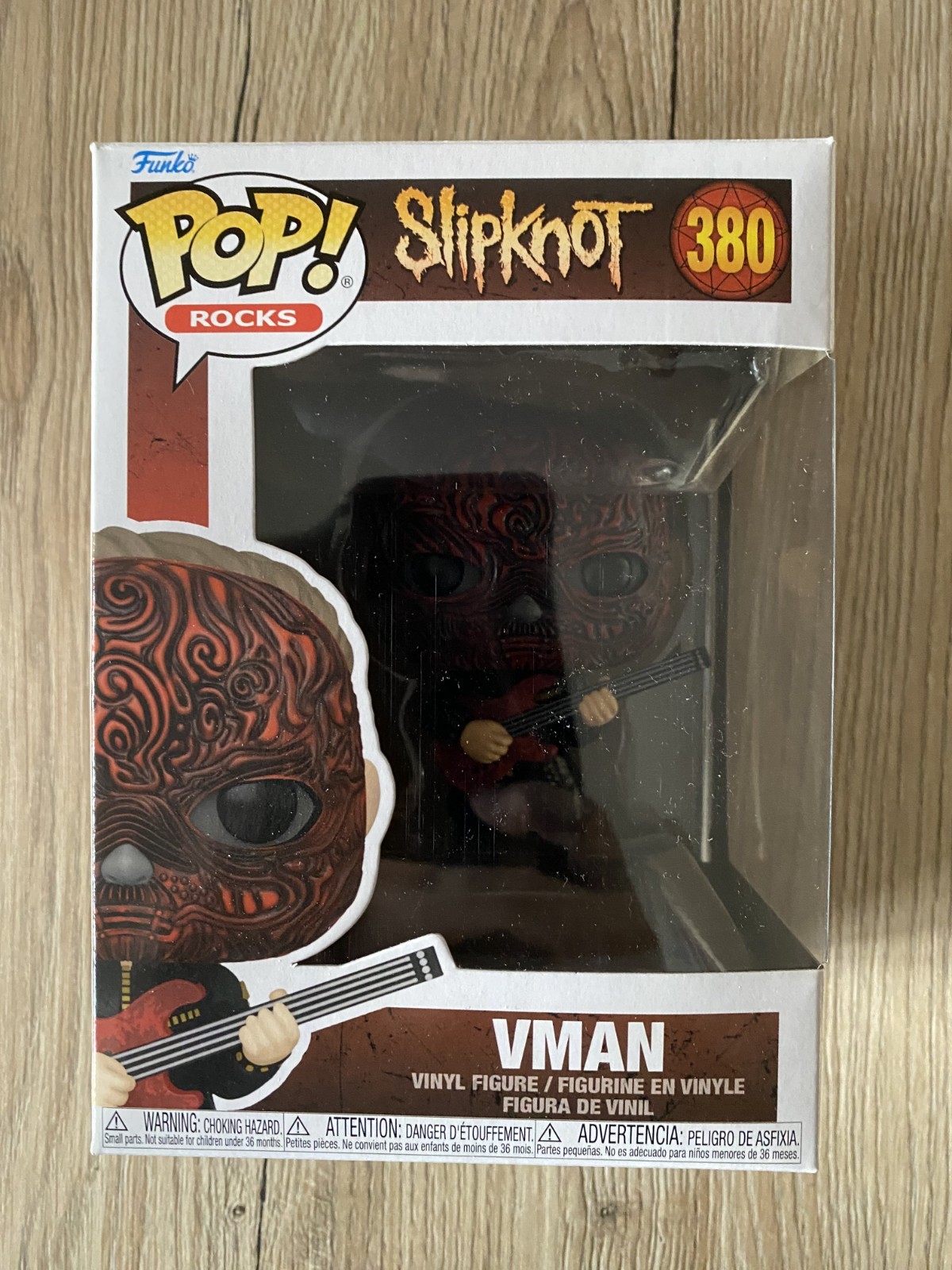 Funko Pop Rocks Slipknot VMan #380 Figura in vinile Vaulted Heavy Metal bassista