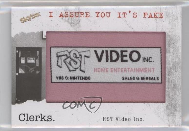 2017 Skybox Clerks I Assure You It's Fake Product RST Video Inc Patch 0kp6