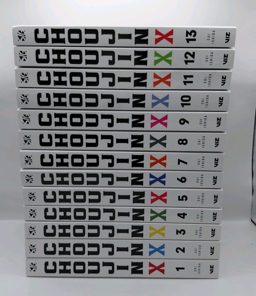 Choujin X English Manga Volumes 1-13