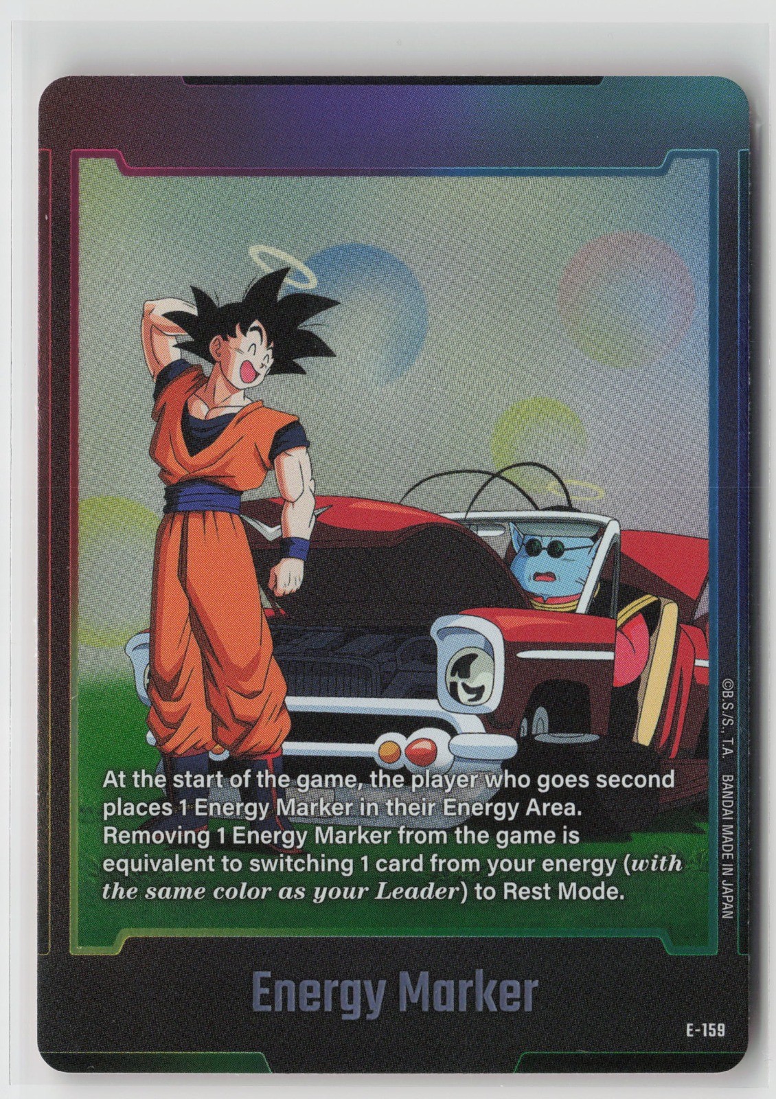 Energy Marker E-154 Fusion World Energy Markers Holo quasi nuovo