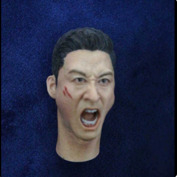1/6 WW2 soldato asiatico maschio testa uomo scultura per action figure 12" modellino bambola corpo