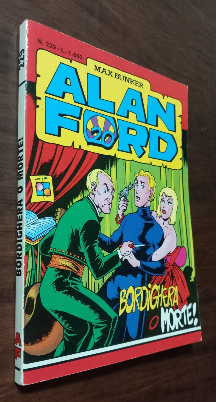 B6496  ALAN FORD I SERIE N° 229 BORDIGHERA O MORTE 1988 OTTIMO