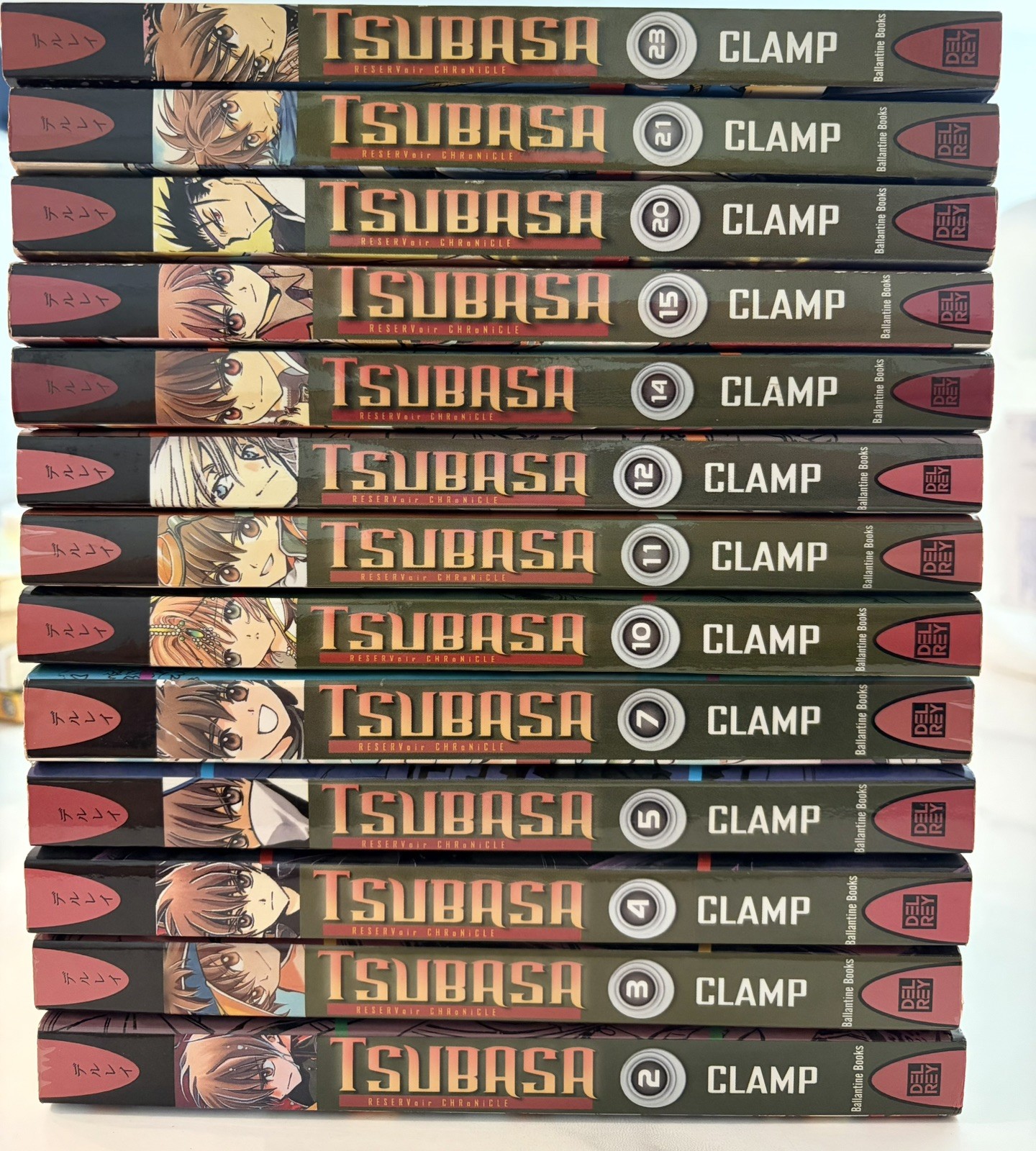 Tsubasa Reservoir Chronicle Clamp inglese 2,3,4,5,7,10,11,12,14,15,20,21,23