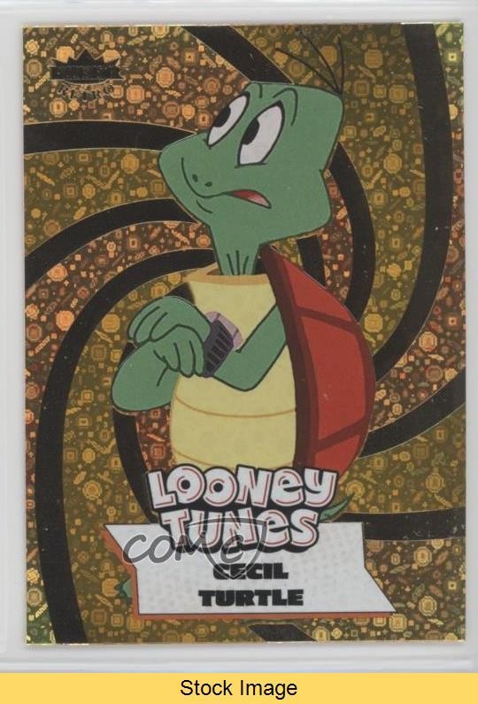 2024 Fleer Retro Looney Tunes Gold Confetti Cecil Turtle #23 READ w1s