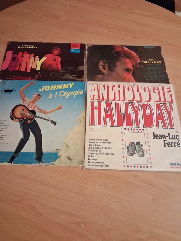 Johnny Hallyday 4 30 cm 33 tours