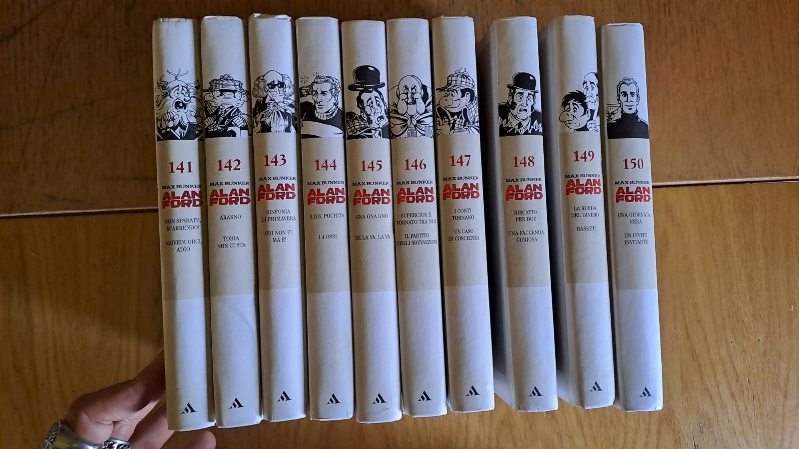 Max Bunker "Alan Ford Story", Lotto n. 141 a 150, Ed. Mondadori 2012