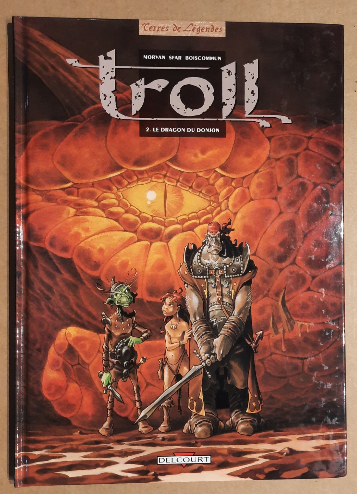 TROLL tome 2 Le Dargon du Donjon EO ETAT NEUF Morvan Sfar Boiscommun
