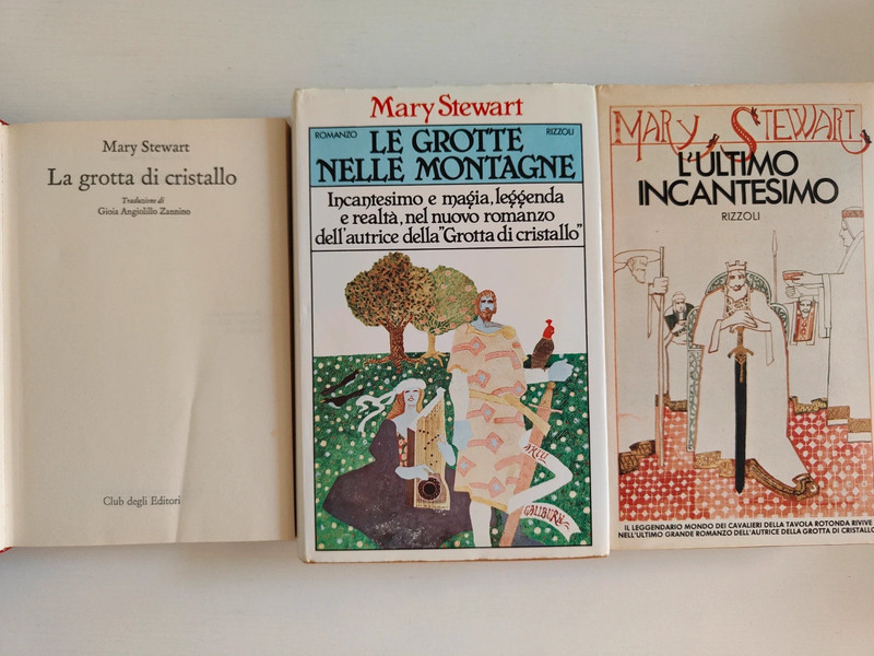 La trilogia di Merlino /The Merlin Trilogy. (Mary Stewart). Vintage anni 70.