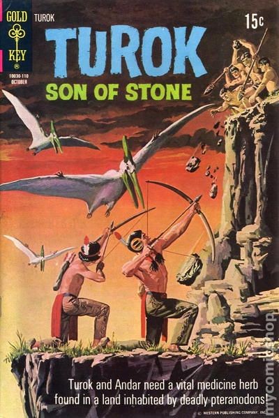 Turok Figlio di Pietra #75 VG 1971 Immagine Stock Basso Grado