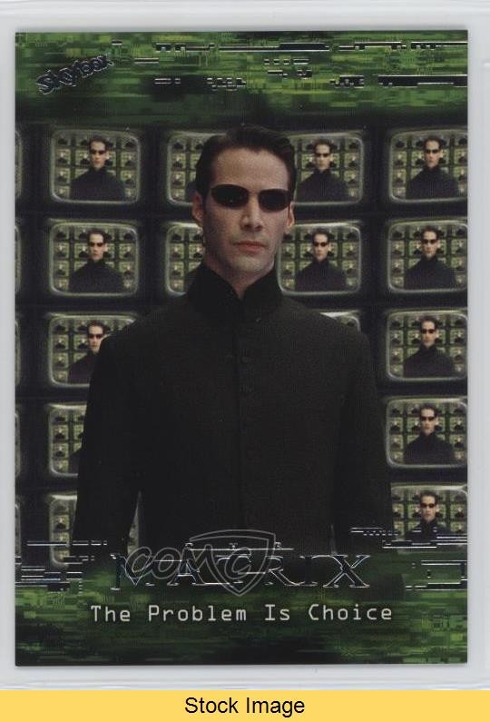 2024 Upper Deck Skybox The Matrix Settimanale Il Problema È Scelta #26 LEGGI 0y59
