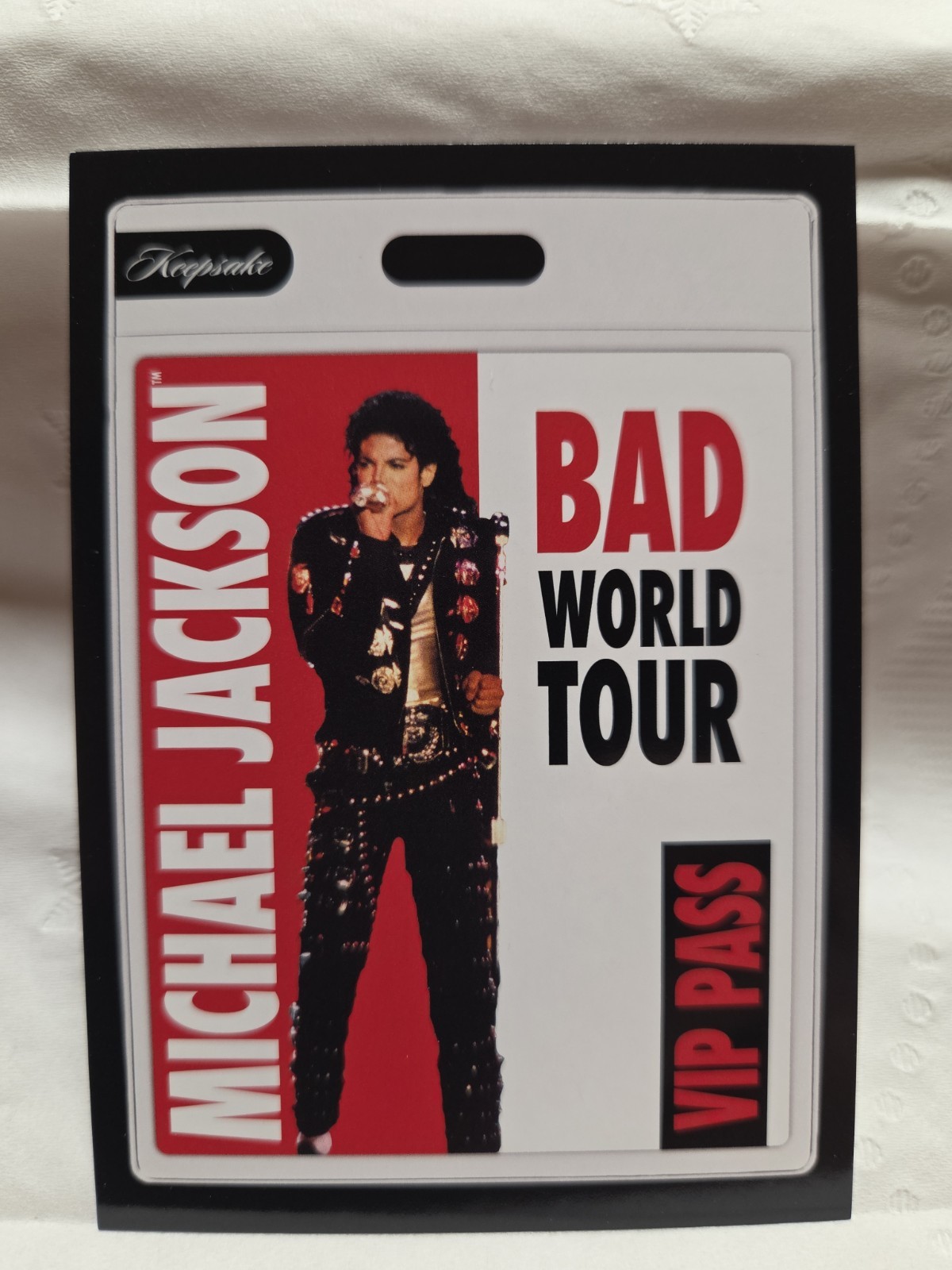 2025 Keepsake Michael Jackson Bad World Tour VIP Nero SP #105