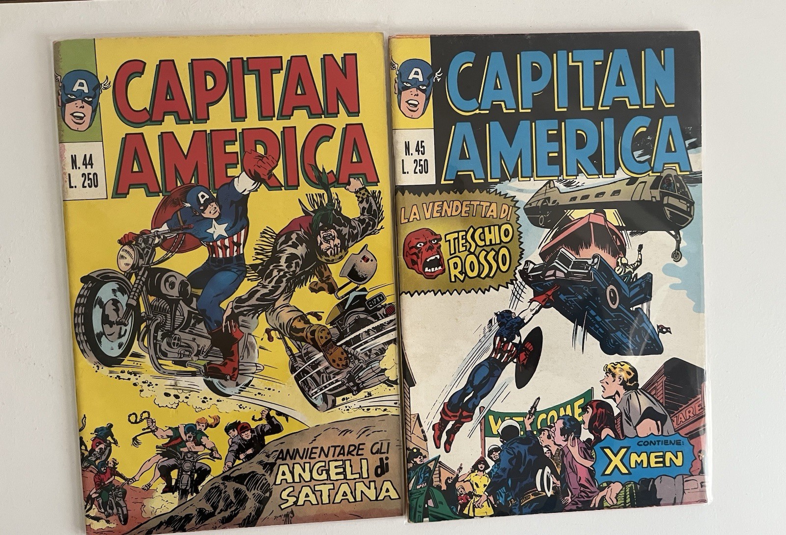 Capitan America lotto 2 fumetti nn. 44-45