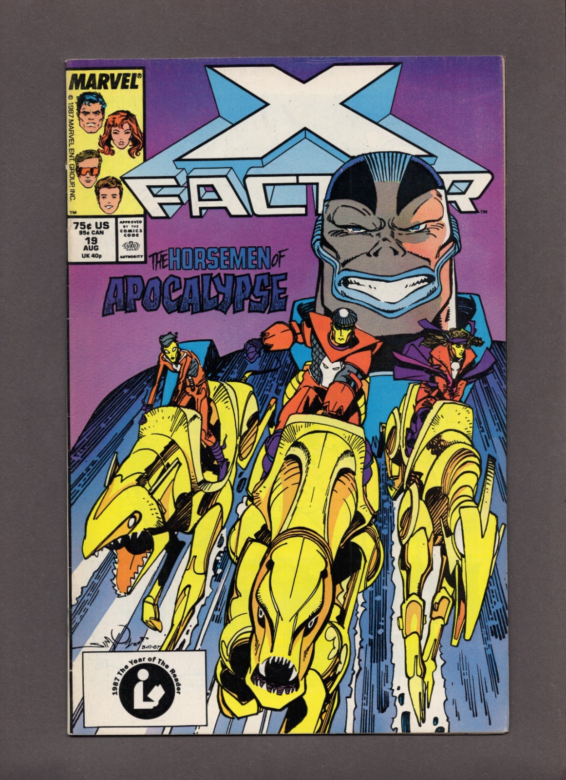 X-Factor #19 (1987, Marvel Comics) 8.5 Very Fine+ | Original X-Men, Cameo Death