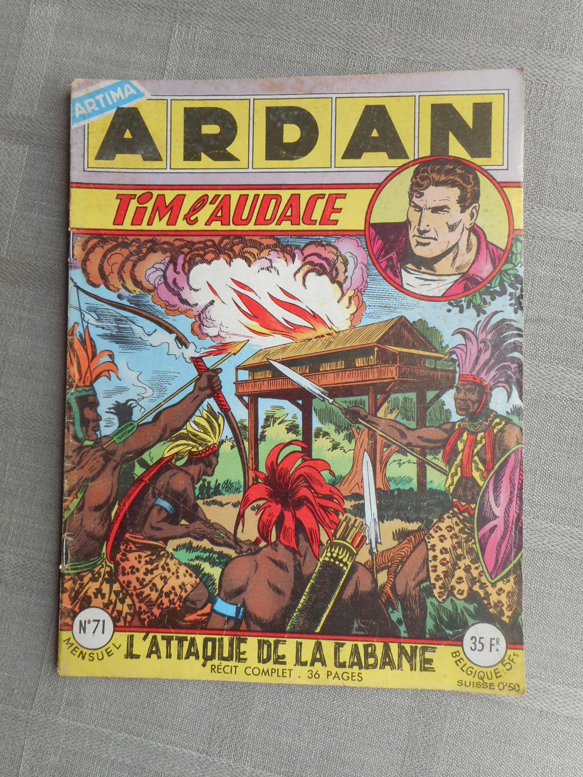 Artima Ardan Tim L'Audace 1ª Serie N° 71 1958 In Buone Condizioni